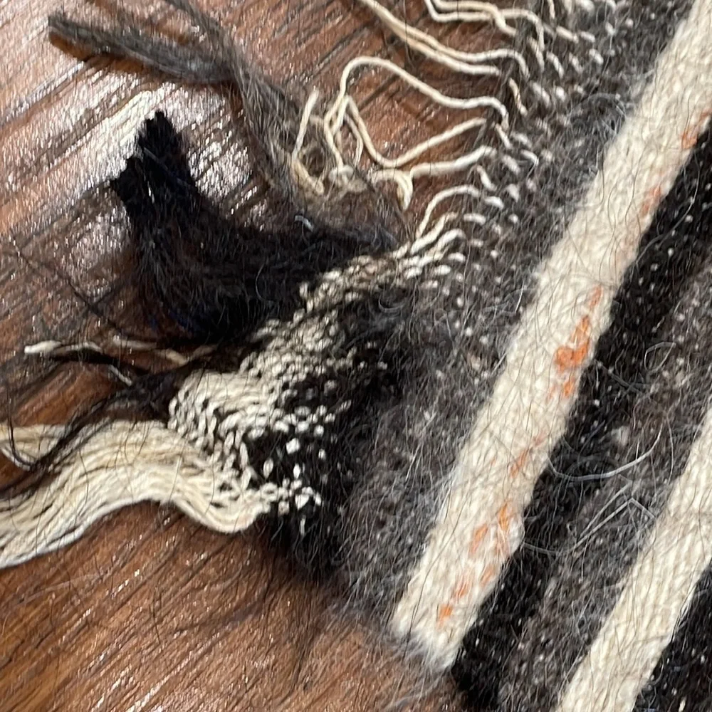 Vintage mohair rug